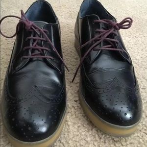 Diesel mens leather wingtip shoes 10.5